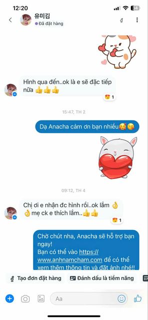 Feedback khách hàng Anacha