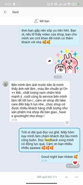 Feedback khách hàng Anacha