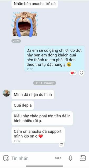 Feedback khách hàng Anacha