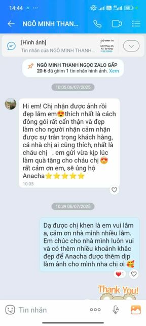 Feedback khách hàng Anacha