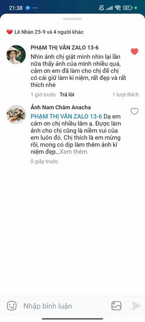 Feedback khách hàng Anacha